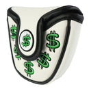 3pcs Custom PU Leather Golf Putter Cover with Multi  Closure