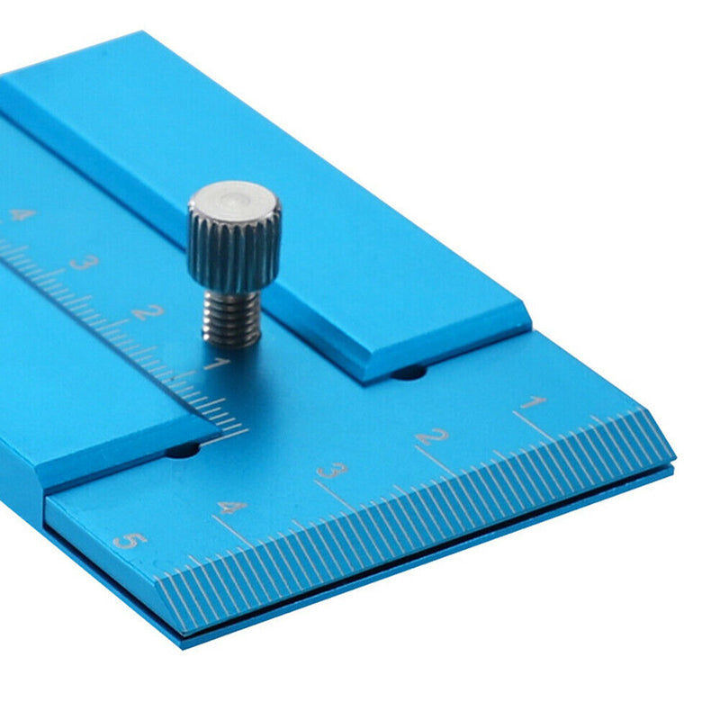 Aluminum Table Saw Height Ruler Depth Gauge Woodworking Measuring Tools