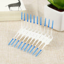 200pcs Disposable Interdental Brush Dental Floss Teeth Clean Dual Head T HZL