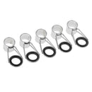 5 Pcs Fishing Rod Guides Eye Rings Rod Building DIY Tip Repair Kit 8.5mm
