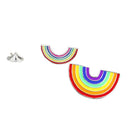 Fashion Rainbow Colorful Enamel Pins Metal Brooches For Women Cartoon CreatiG1L7