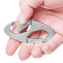 Outdoor Sports 8-Shaped Small Carabiner Keychain Climbing Buckle EDC Tool