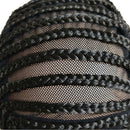 Breathable Braided Crochet Wig Caps for Making Synethic Wigs Black Easier Clip