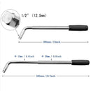 Extendable Wheel Brace Wrench Tire Tyre Telescoping Lug Wrench With Sockets