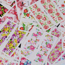 48 Patter Flower Water Decals Nail Art Transfer Stickers Rose Sakura ButterflyM&