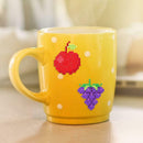 Fruit Stickers DIY Diamond Painting Round Drill Paste Cup Child Puzzle Gift
