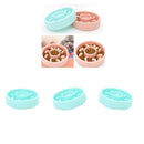 3pcs Dog Slow Feeder Pet Dog Cat Anti-Chocking Bowls