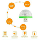 1Pcs Mini USB Disco Light LED Lights Portable Crystal Magic Ball For Home Party