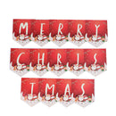 Christmas New Year Theme Party Santa Claus Flag Holiday DecorationsSEAU
