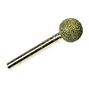 Diamond Coated Head Mounted Points Grinding Bit Abrasive 46 Grit 18mm