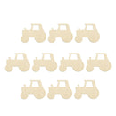 Unfinished Wood Cutout - 20 Pack Truck Shaped Wood Pieces for Wooden Craft DIY