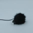 Universal Lavalier Microphone Furry Windscreen Fur Windshield Wind Muff Sof