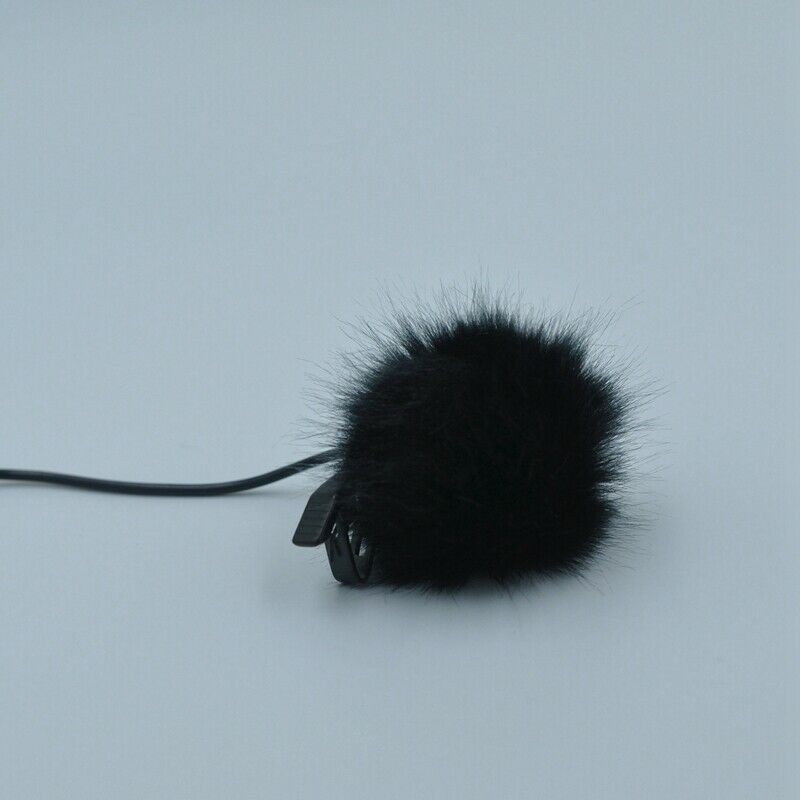 Universal Lavalier Microphone Furry Windscreen Fur Windshield Wind Muff Sof