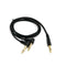 6.35mm Male Stereo to 2x 6.35mm Male Right Angle Y Splitter Audio Cable
