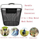 For Mountain Bikes Front Folding Baskets Bicycle Metal Baskets Cycling Back