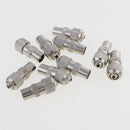 10 Pieces RF Male Plug Connector for Cable TV Aerial Coaxial Coax Cable