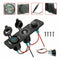 12V-24V Car Cigarette Lighter Socket + Dual USB Charger + Voltmeter Panel l-