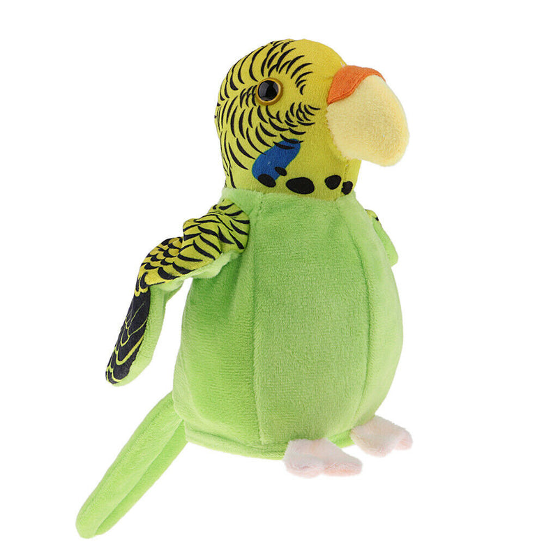 Lovely Speak Talking Record Parrot Repeats What You Say Electronic Parrot Plush