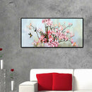 Diamond Painting Birds on Flower Tree Full Round Drill Wall Picture 80x30cm