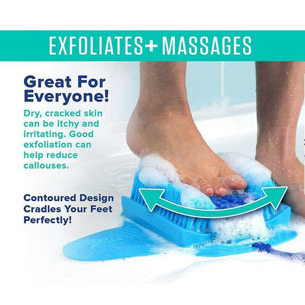 Fresh Feet- Foot Scrubber With Pumice Stone, Cleans, Smooths, Exfoliates An A4N4