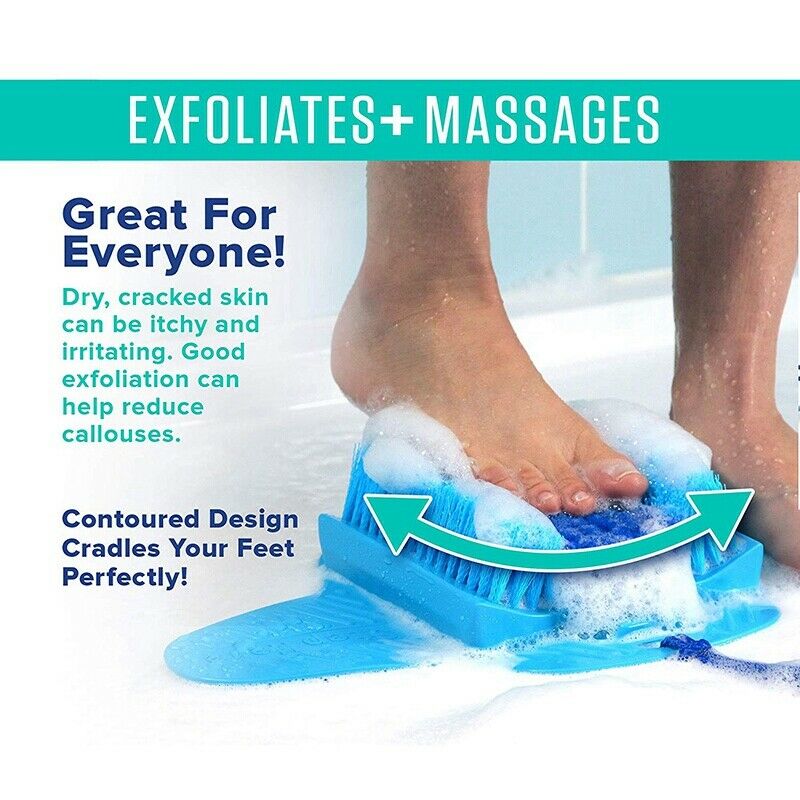 Fresh Feet- Foot Scrubber With Pumice Stone, Cleans, Smooths, Exfoliates An A4N4