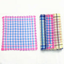 12 Mixed Pack Womens Classic Soft Handkerchiefs Plaid  Square Kerchief