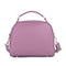 Fashion Shoulder Handbag Women Leather Tote Tassel Top-handle Bag (Purple)
