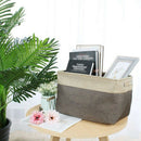 Storage Bins,Collapsible Fabric Storage Basket with Dual Handles, Foldable  P9M3