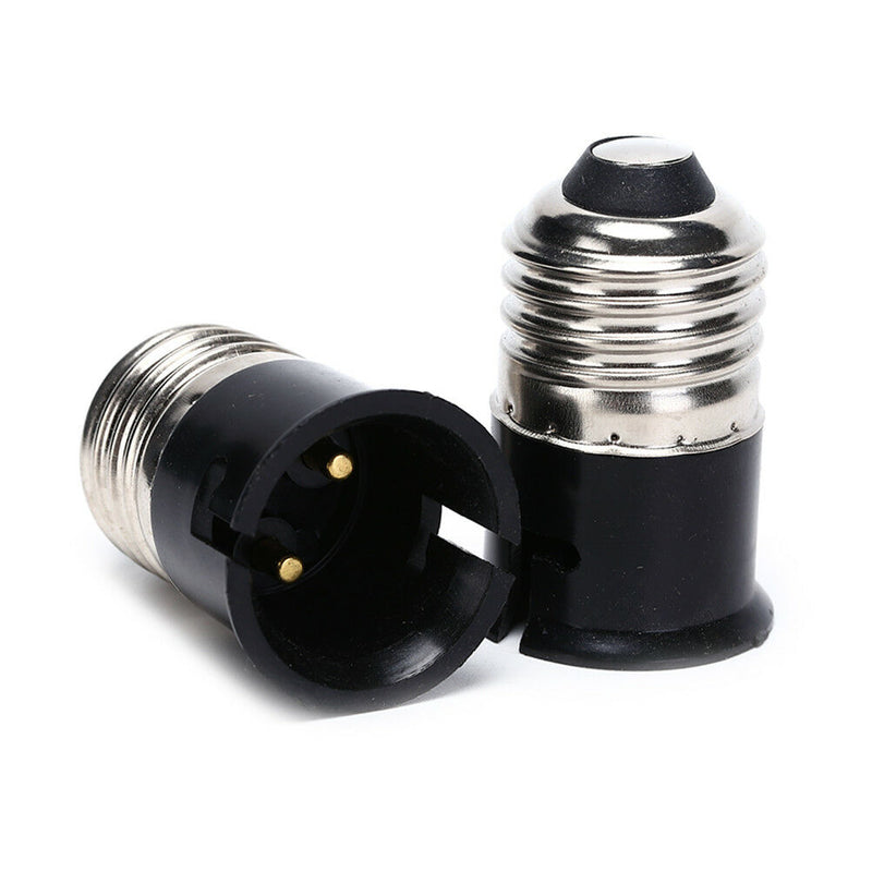 1 x E27 TO B22 Base LED Light Lamp Bulb Adapter Converter Socket Change 3C