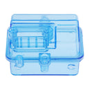Waterproof Receiver Box for 1/10 Traxxas Slash 4x4 Truck - Transparent Blue