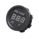 12V-24V Waterproof Car Motorcycle LED Digital Display Voltmeter Voltage