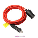 12V Car Cigarette Lighter Plug Extension Cable Lead Charger Power Socket Adapter