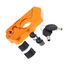 Golden Motorcycle Handlebar Bar Grip Brake Lever Lock Anit Theft Security