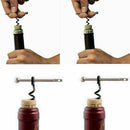 Mini Red Wine Bottle Cap Opener Corkscrew Beer Keychain Keyring Camping Too S6I4
