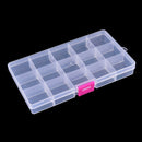15 compartment transparent visible plastic fishing lure box fishing tackle b Gw