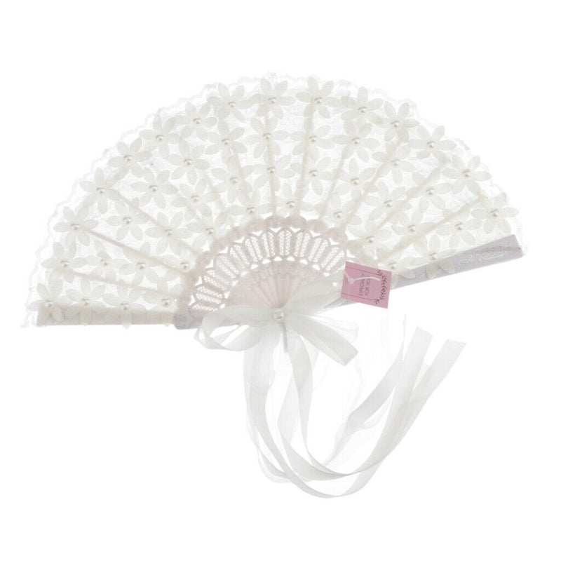 Unique Style White Hand Fan for Outdoor Event /Table Setting/Wall