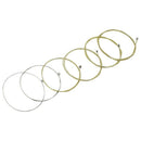 Irin 6Pcs Acoustic Guitar Strings Replacement Full(0.3-1.1Mm)Steel Core Cop