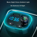 Bluetooth 5.0 MP3 Player Handsfree Car FM Transmitter Fast Dual USB Charge L0Z2