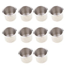 Qty (10) 2.68inch Steel Boat RV Cup Drink Bottle Holder Corrosion Protection