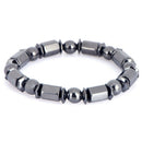 Black Magnetic Bracelet Beads Hematite Stone Health Care Bangle Jewelry BX
