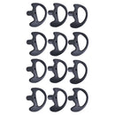 12x Universal Replacement Silicone Ear Plug Earphone Plug for Two Way Radio
