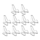 10x Small Acrylic Coin Display Easel for Medallions Lighters Challenge Coins