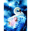 5D Diy Diamond Embroidery For Children Swans Hobby And Handicraft Diamond P