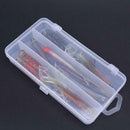 3 Compartments PP Fishing Bait Box Single Layer Fishing Hook Storage Case