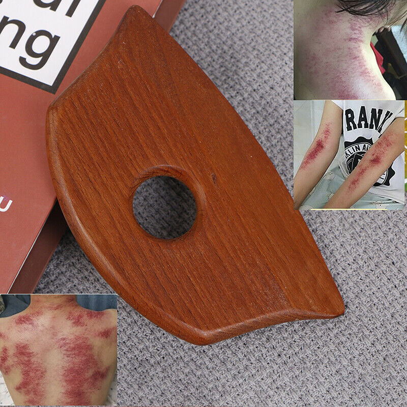 Wooden Guasha Massage Scraper Pressure Massager Facial Body Care Massage Too_kz