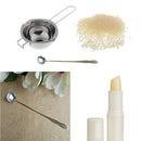 3x Melting Pot Spoon Handmade Beeswax Pellets DIY Candle Making Lip Balm