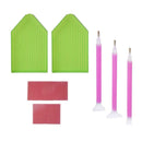 DIY Diamond Painting Tool Cross Stitch Tray Pen Mud Sewing Accessories Kit