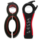 2pcs 8 Shaped Bottle Opener Multi-use Stainless Steel Manual Can Tin Opener