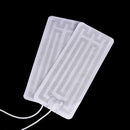 1pair 5V winter warm gloves usb  heated pads hand warmer 8*18cm pads Kw