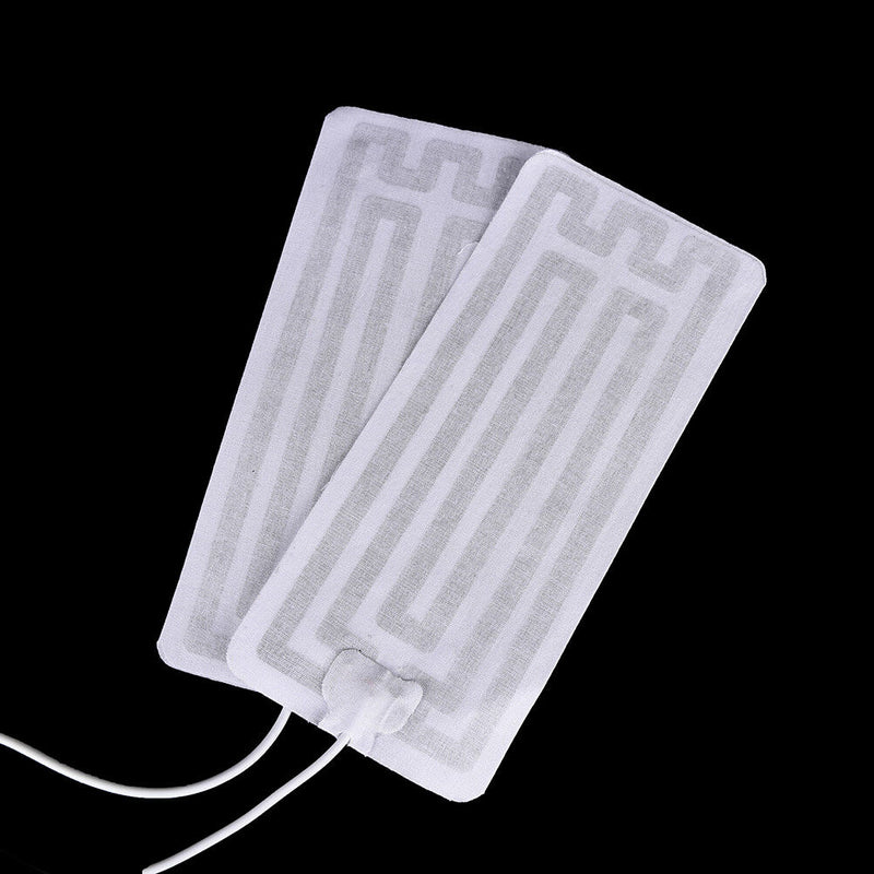 1pair 5V winter warm gloves usb  heated pads hand warmer 8*18cm pads Kw